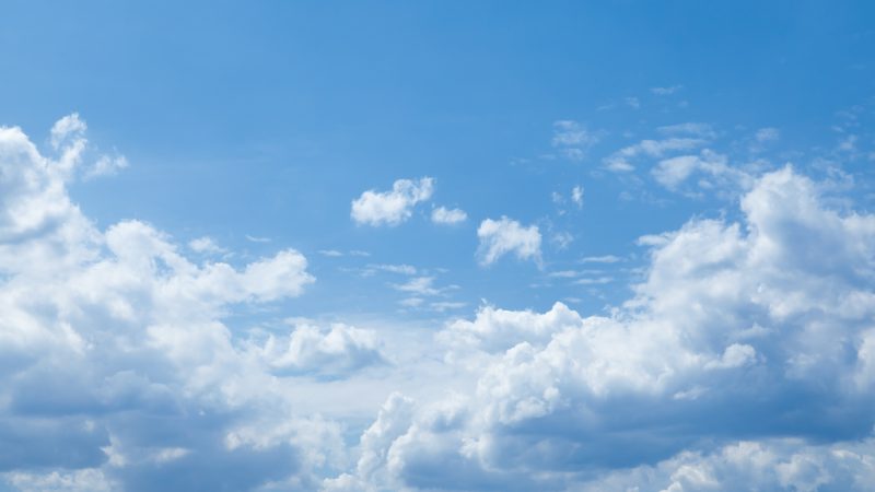 Sky clouds. Blue sky and white clouds background